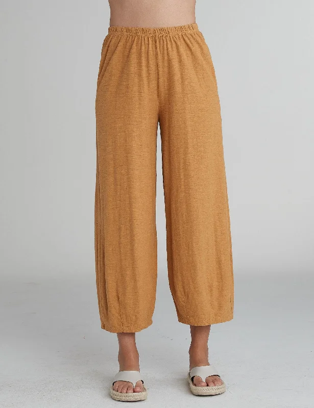 Cut Loose Linen Cotton Jersey - Cropped Pant W/Darts 20 COLORS (Special Order) Silk Jersey Blouse