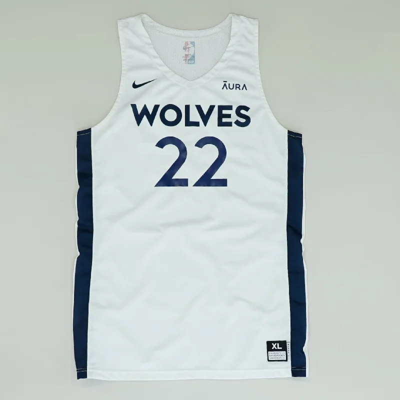 Minnesota Timberwolves No.22 Basketball Jersey V Neck Jersey Blouse
